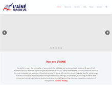 Tablet Screenshot of laineservices.com